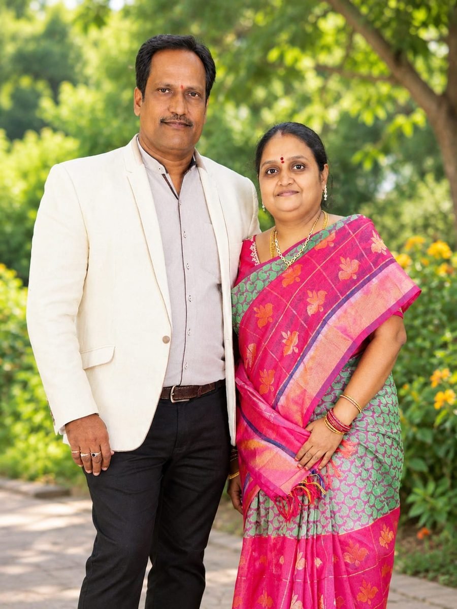 Mr. Ch. Govardhan Reddy with his family